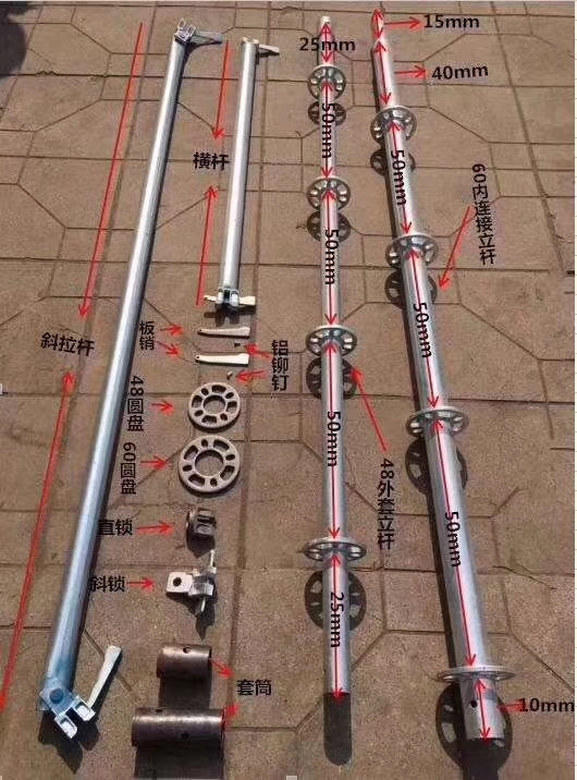 盘扣脚手架碗扣式钢管脚手架都有哪些标准(图1)
